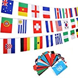 Bandiere della coppa del mondo 2022, RosyFate Bandiera per Coppa del Mondo di Calcio 2022, Mondo Bandiere Nazionali Miste, festa ...