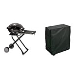 Barbecue elettrico BBQ-9493 SUNTEC | utilizzo all & rsquo;esterno come barbecue autonomo o da tavolo & Rayen AA236 copertura barbecue ...
