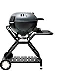 Barbecue sferico in acciaio, grill da Giardino Esterno OUTDOORCHEF modello ASCONA 570 G GREY, funziona a gas