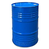 Barrique 216 L, fusto, tamburo barile metallico, blu (23015)