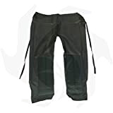 Bazargiusto - Copri pantaloni protezione per decespugliatore, giardinaggio traspirante in nylon (Verde)