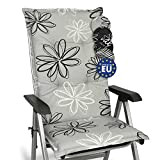 Beautissu Cuscino per Sdraio, poltrone e sedie da Giardino Floral 120x50x6cm - Extra Comfort - Colori Resistenti ai Raggi UV ...