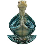 Bebi Figurina da Meditazione,Decorazioni per Statue di Tartarughe Marine in Meditazione Pacifica per Buddha | Collezione di Figurine in Miniatura ...