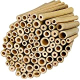 Belle Vous Bastoncini Bamboo Naturale (Set da 100) - Bastoncini di Legno per Lavoretti 10 x 0,9 cm - Bastoncini ...