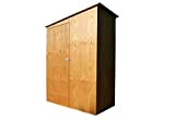 BELLHOUSE COPERTURE Box ricovero in legno Base TECK P 60 - L 120 - H MAX 170 CM