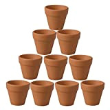 BESTOMZ 10 Pezzi Mini Clay Pots 1.6 '' Terracotta Pot Clay Ceramica Ceramica Fioriera Cactus Flower Pot Succulento vivaio Pentole-Ottimo ...