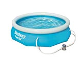 bestway 10ft fast set pool with filter and a pump swimming pool