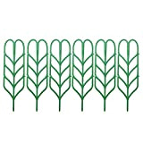 Betos Reticolo per piante rampicanti a forma di cuore, supporto per esterni, in plastica verde, per giardinaggio, piccola forma di ...