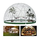 better daily life Cupola da giardino con cupola geodetica da 3,7 m con copertura in PVC, cupola da giardino con ...
