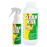 Biokill Insetticida Ecologico Clean Kill Extra Micro-Fast Ricarica No Gas A Base Acquosa Flacone da 1 Litro + Flacone Spray ...