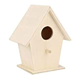 Birdhouses Nesting Box Bird House - Casetta per uccelli in legno, 12 x 9,5 cm