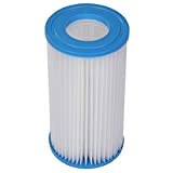 Blueborn C106203 - Cartuccia filtrante per Pompa da Piscina, Ø 10,6 x 20,3 cm, Colore: Bianco