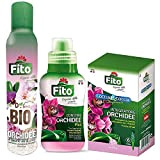 Blumen Kit Orchidee con Anti Cocciniglia 200ml, Concime Liquido 250ml, Concime Goccia a Goccia 6 fiale, Bio Difesa per Orchidea, ...