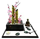 Bonseki® Fontana zen Elegance, Giardino zen da tavolo con fontanella, Personalizzabile, visualizza le opzioni.