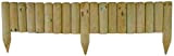 Bordura per Aiuole a Rotolo in Legno per Protezione Piante e Fiori, 110 cm Altezza 35 cm