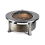 Braciere Esterno Giardino Stufa Fire Pit Bowl Griglia for Barbecue A Carbone Campo di Carbonio Riscaldamento Braciere Casa Barbecue Ping