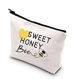 Bumblebee Regali Dolce Miele Ape Cosmetico Sacchetto Ape Amante Apicoltore Regalo Honeybee Cerniera Organizer Sacchetto per Le Donne, Ape dolce ...