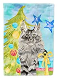 Carolines Treasures CK3124CHF Maine Coon Canvas House Size Outdoor-Flags, Multicolore