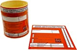 Cartelli per segnalare esche topi, derattizzazione, pericolo topicidi,5 pezzi in plastica resistente e 5 adesivi segnalatori