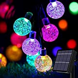 Catena Luminosa Esterno Solare,Useber 50 LED Impermeabile Luci Stringa Solare per Casa, Giardino, Feste, Natale,Balcone(Colorato)