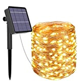 Catena Luminosa Solare, Kolpop 26M Stringa Luci Solari 240 LED / 8 Modi, Impermeabili Luci Decorative da Interni e Esterni ...