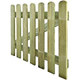 CF da 1PZ Cancelletto per steccato in legno CON ACCESSORI giardino e recinzione CM 100 X 100 H cancello in ...