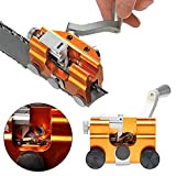 Chainsaw Chain Sharpening Jig,Chainsaw Chain Sharpener Kit, Portable Hand Crank Chain Saw Sharpeners,Suitable for All Kinds of Chain Saws and ...
