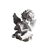 Cherubini Angelo Statua Resina Figurina: Angelo custode Giardino Statua Fata Scultura Outdoor Memory Collection per Home Office Style 1