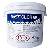 Chimica D'agostino Dast Cloro 60 Granulare Dicloro Professionale per Piscine Attivazione e Mantenimento (25 kg)