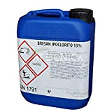 Chimica D'agostino kg 25 Ipoclorito di Sodio 14/15% Cloro Liquido Professionale per Piscine con Dosatron