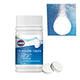 Chlorinating Tablet, Chlorine Tablets for Small Pool, Long Lasting Chlorinating Tablets for Spa Hot Tub, Swimming Pools And Fountains, Chlorine ...