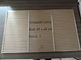 CHM GmbH® - Griglia per barbecue, in acciaio INOX, 54 x 34 cm, 67 x 40 cm