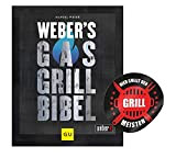 Collectix Weber's barbecue a gas (GU Weber's Grill) + adesivo per barbecue, libro di ricette per gli appassionati di barbecue, ...
