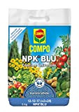 Compo NPK BLU, Concime Universale Granulare Per Orto E Giardino, A Pronto Effetto, Confezione da 5 Kg,