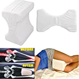 Contour memory foam cuscino ortopedico per gamba posteriore supporto ginocchia e fianchi