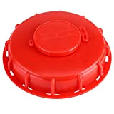 Coperchio Serbatoio IBC, Serbatoio Liquido IBC di Acqua di Scarico Raccordo Coperchio in plastica 163mm Rosso(Tipo A)