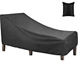 Copertura per sedia per chaise longue per patio Skyour impermeabile antipolvere per esterni reclinabile copertura resistente agli strappi UV panca ...