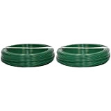 Corderie Italiane 002014089 Filo Ferro Plastica, Verde, 2.2 mm, 100 m & 002014072 Filo Ferro Plastica, Verde, 1.8 mm, 100 ...