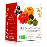 CULTIVEA® - Mini Kit Pronto a crescere Pomodori Colorati - 100% semi Bio - Giardinaggio, decorare e godere - Idea ...