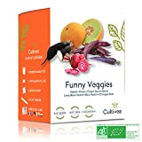 CULTIVEA® - Mini Kit pronto per la coltivazione di verdure insolite - 100% semi biologici - Idea regalo (Melone cantalupo, ...