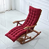 Cuscino per sedia a sdraio, spessore 8 cm, cuscino per sedia a dondolo, per interni ed esterni, per sedie reclinabili ...