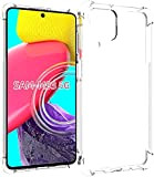 Custodia Crystal Clear Cover Samsung Galaxy M53 5G, Custodia ultra sottile trasparente Case morbida in gel di silicone flessibile TPU ...