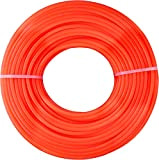 Dario Tools CMB322425 - Filo nylon per trimmer, 2,4 mm, 25 m, colore rosso