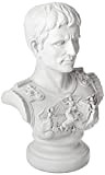 Design Toscano Augusto Cesare Primaporta Statua Busto, poliresina, pietra antica, 46 cm