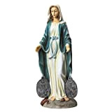 Design Toscano KY914 Medaglia Miracolosa Madonna Sacro Giardino Statua, Multicolore