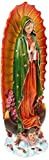 Design Toscano La Vergine di Guadalupe Decorazione religiosa da giardino, poliresina, a colori, Media 58 cm