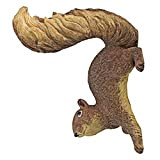Design Toscano Simone lo scoiattolo Statua del giardino pensile del bosco, poliresina, a colori, 20 cm