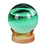 Dongzhi Storm Glass Weather Predictor - Globe Crystal Meteo Forecaster Stazione Meteo - Wishing Ball Weather Predicting Storm Glass Bottle ...