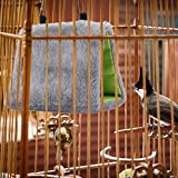 Duokon Pappagallo Amaca Bird Nest Tenda Appesa Calda Triangolare Pet Cave Hanging Snuggle Soft Plush House
