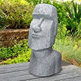 ECD Germany Statua da Giardino Moai Rapa NUI Tiki Testa Scultura Figura dell' Isola di Pasqua Busto Altezza 56 cm ...